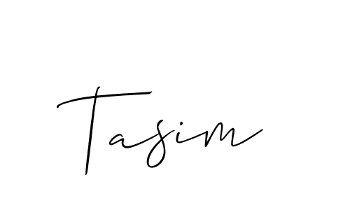 The best way (Allison_Script) to make a short signature is to pick only two or three words in your name. The name Tasim include a total of six letters. For converting this name. Tasim signature style 2 images and pictures png