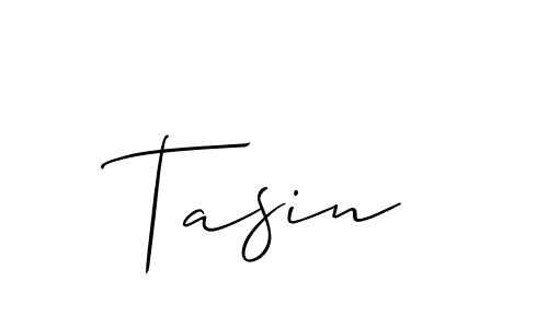 Best and Professional Signature Style for Tasin. Allison_Script Best Signature Style Collection. Tasin signature style 2 images and pictures png