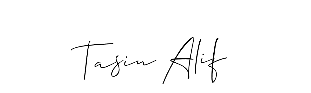 The best way (Allison_Script) to make a short signature is to pick only two or three words in your name. The name Tasin Alif include a total of six letters. For converting this name. Tasin Alif signature style 2 images and pictures png