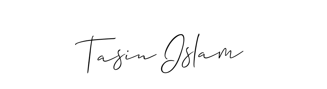 Make a short Tasin Islam signature style. Manage your documents anywhere anytime using Allison_Script. Create and add eSignatures, submit forms, share and send files easily. Tasin Islam signature style 2 images and pictures png