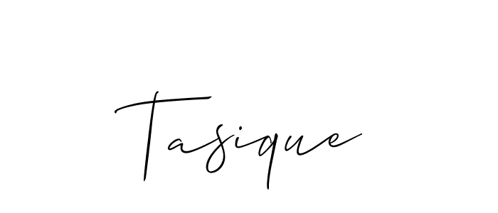 You can use this online signature creator to create a handwritten signature for the name Tasique. This is the best online autograph maker. Tasique signature style 2 images and pictures png