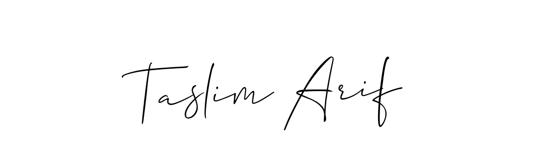 See photos of Taslim Arif official signature by Spectra . Check more albums & portfolios. Read reviews & check more about Allison_Script font. Taslim Arif signature style 2 images and pictures png