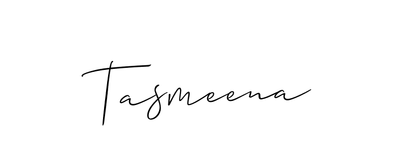 Similarly Allison_Script is the best handwritten signature design. Signature creator online .You can use it as an online autograph creator for name Tasmeena. Tasmeena signature style 2 images and pictures png