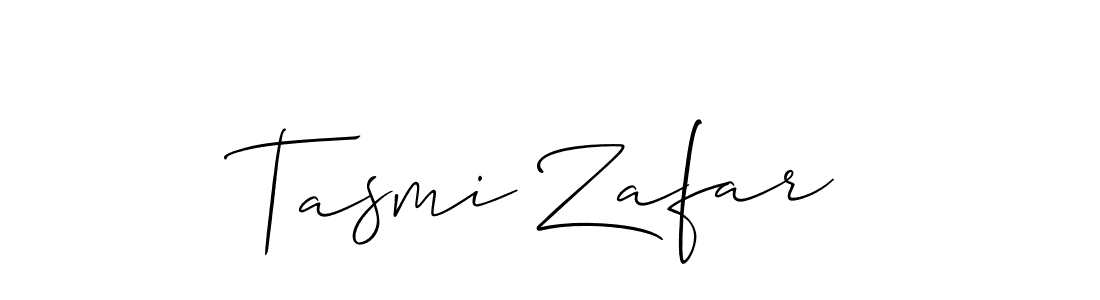 Make a beautiful signature design for name Tasmi Zafar. Use this online signature maker to create a handwritten signature for free. Tasmi Zafar signature style 2 images and pictures png