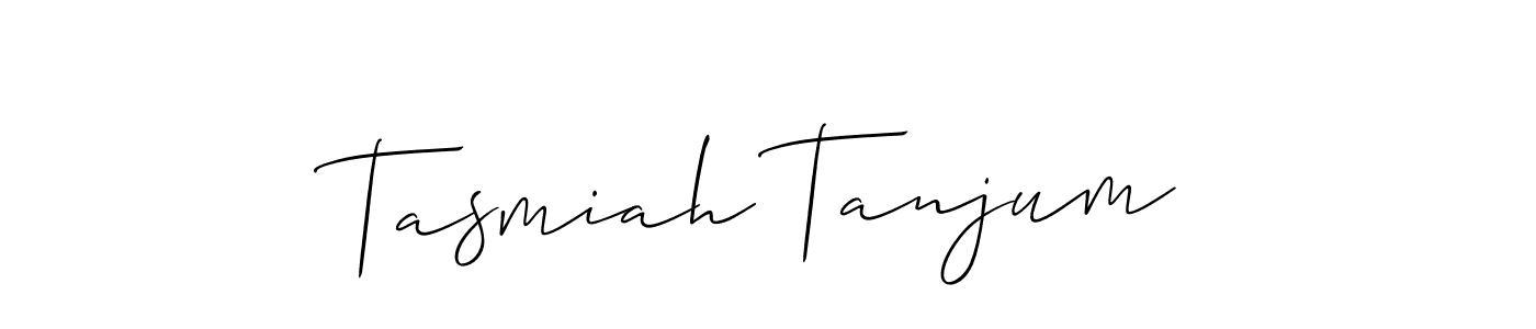 Also You can easily find your signature by using the search form. We will create Tasmiah Tanjum name handwritten signature images for you free of cost using Allison_Script sign style. Tasmiah Tanjum signature style 2 images and pictures png