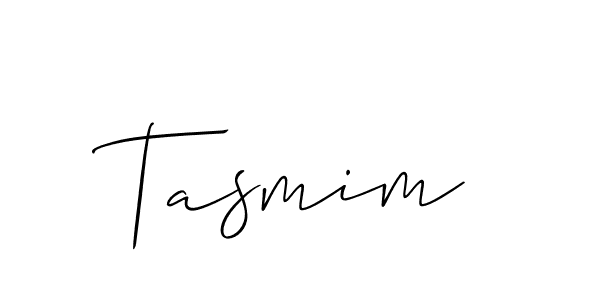 It looks lik you need a new signature style for name Tasmim. Design unique handwritten (Allison_Script) signature with our free signature maker in just a few clicks. Tasmim signature style 2 images and pictures png