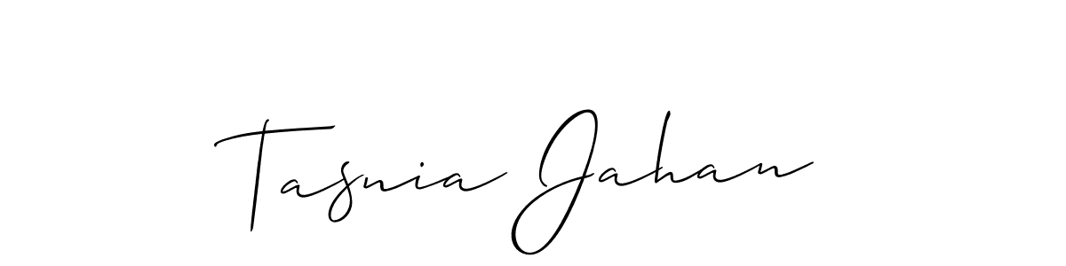 This is the best signature style for the Tasnia Jahan name. Also you like these signature font (Allison_Script). Mix name signature. Tasnia Jahan signature style 2 images and pictures png
