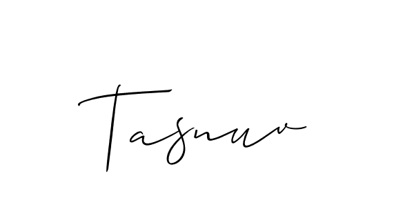 Make a short Tasnuv signature style. Manage your documents anywhere anytime using Allison_Script. Create and add eSignatures, submit forms, share and send files easily. Tasnuv signature style 2 images and pictures png