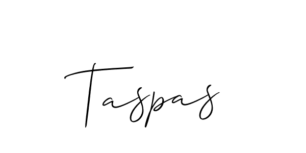 It looks lik you need a new signature style for name Taspas. Design unique handwritten (Allison_Script) signature with our free signature maker in just a few clicks. Taspas signature style 2 images and pictures png