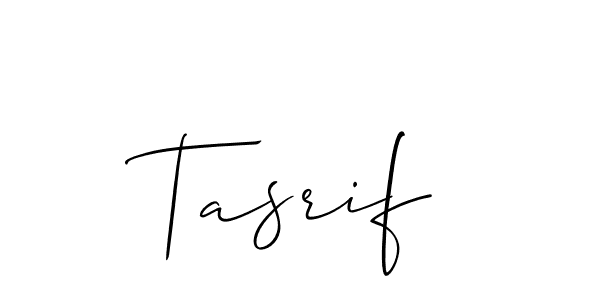 Also You can easily find your signature by using the search form. We will create Tasrif name handwritten signature images for you free of cost using Allison_Script sign style. Tasrif signature style 2 images and pictures png
