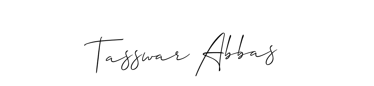 Similarly Allison_Script is the best handwritten signature design. Signature creator online .You can use it as an online autograph creator for name Tasswar Abbas. Tasswar Abbas signature style 2 images and pictures png