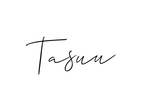 You should practise on your own different ways (Allison_Script) to write your name (Tasuu) in signature. don't let someone else do it for you. Tasuu signature style 2 images and pictures png
