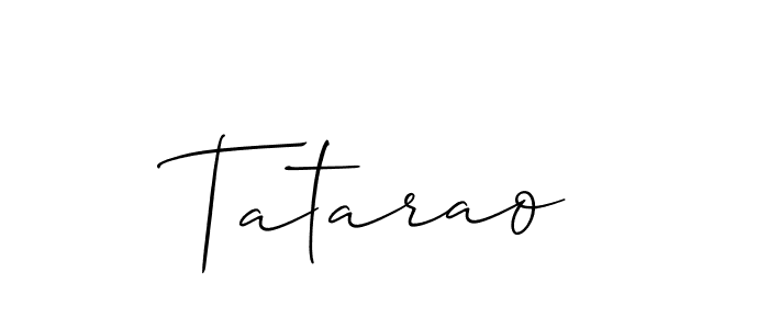 Make a beautiful signature design for name Tatarao. Use this online signature maker to create a handwritten signature for free. Tatarao signature style 2 images and pictures png