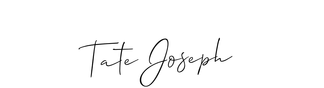 Check out images of Autograph of Tate Joseph name. Actor Tate Joseph Signature Style. Allison_Script is a professional sign style online. Tate Joseph signature style 2 images and pictures png