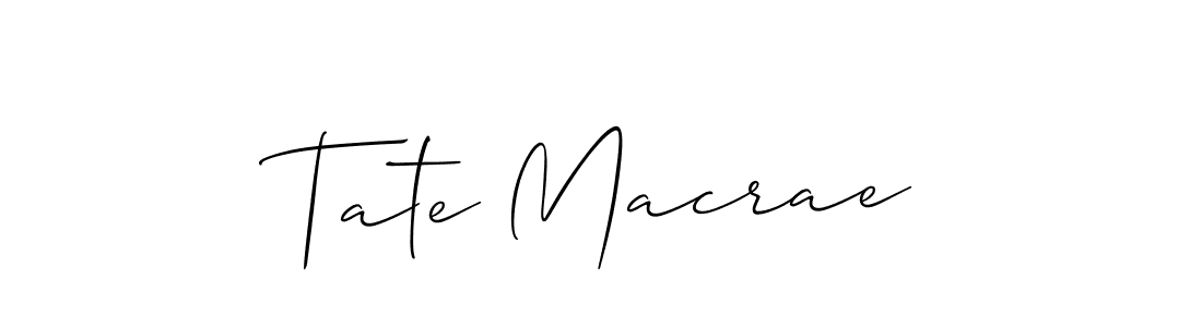 Design your own signature with our free online signature maker. With this signature software, you can create a handwritten (Allison_Script) signature for name Tate Macrae. Tate Macrae signature style 2 images and pictures png