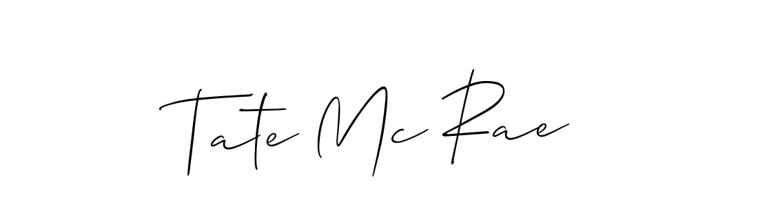 You should practise on your own different ways (Allison_Script) to write your name (Tate Mc Rae) in signature. don't let someone else do it for you. Tate Mc Rae signature style 2 images and pictures png