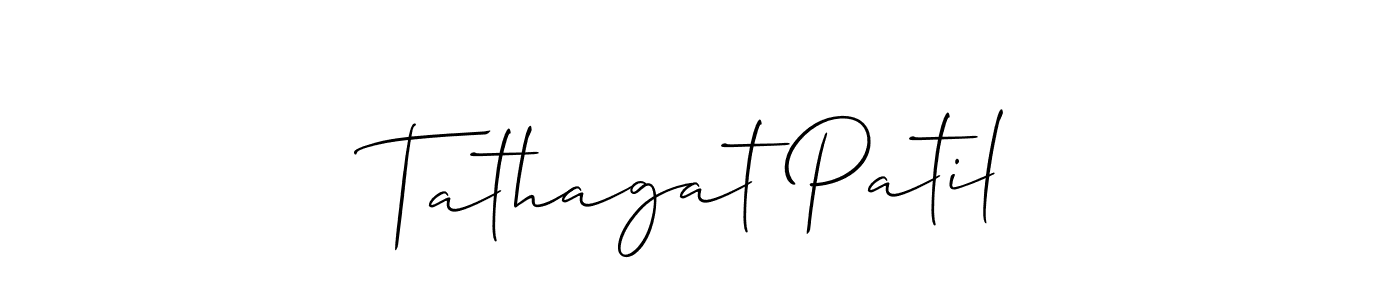 Check out images of Autograph of Tathagat Patil name. Actor Tathagat Patil Signature Style. Allison_Script is a professional sign style online. Tathagat Patil signature style 2 images and pictures png