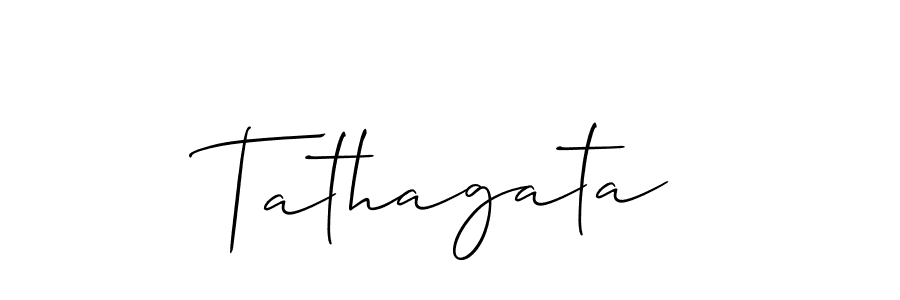 How to Draw Tathagata signature style? Allison_Script is a latest design signature styles for name Tathagata. Tathagata signature style 2 images and pictures png