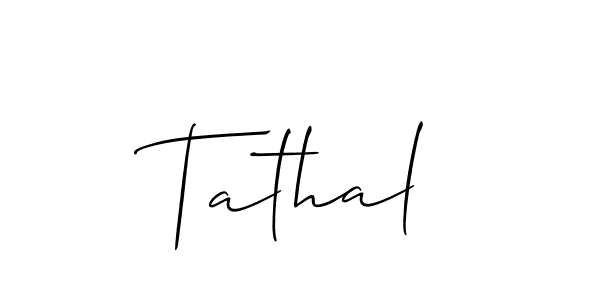 Check out images of Autograph of Tathal name. Actor Tathal Signature Style. Allison_Script is a professional sign style online. Tathal signature style 2 images and pictures png