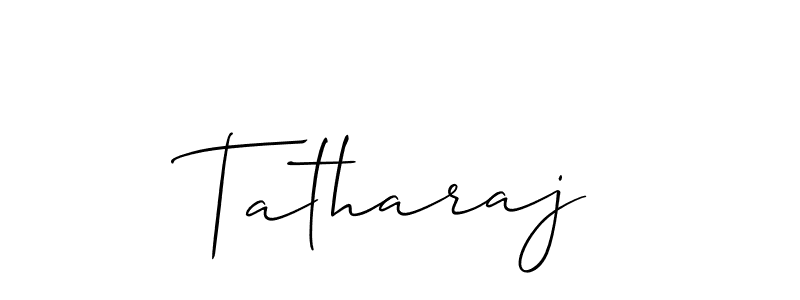 Tatharaj stylish signature style. Best Handwritten Sign (Allison_Script) for my name. Handwritten Signature Collection Ideas for my name Tatharaj. Tatharaj signature style 2 images and pictures png