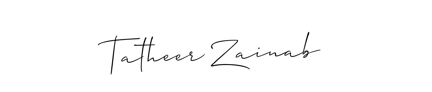 See photos of Tatheer Zainab official signature by Spectra . Check more albums & portfolios. Read reviews & check more about Allison_Script font. Tatheer Zainab signature style 2 images and pictures png