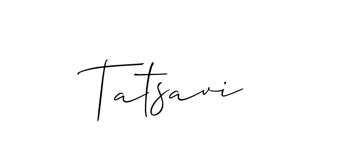 You can use this online signature creator to create a handwritten signature for the name Tatsavi. This is the best online autograph maker. Tatsavi signature style 2 images and pictures png