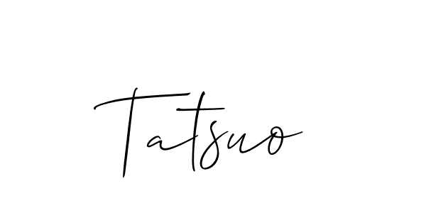 The best way (Allison_Script) to make a short signature is to pick only two or three words in your name. The name Tatsuo include a total of six letters. For converting this name. Tatsuo signature style 2 images and pictures png