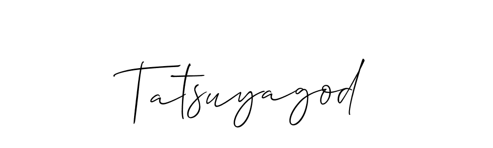Best and Professional Signature Style for Tatsuyagod. Allison_Script Best Signature Style Collection. Tatsuyagod signature style 2 images and pictures png