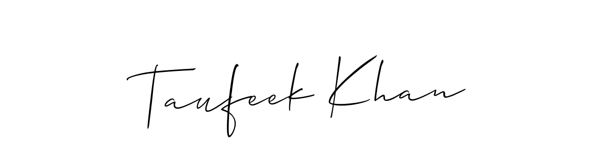 Here are the top 10 professional signature styles for the name Taufeek Khan. These are the best autograph styles you can use for your name. Taufeek Khan signature style 2 images and pictures png