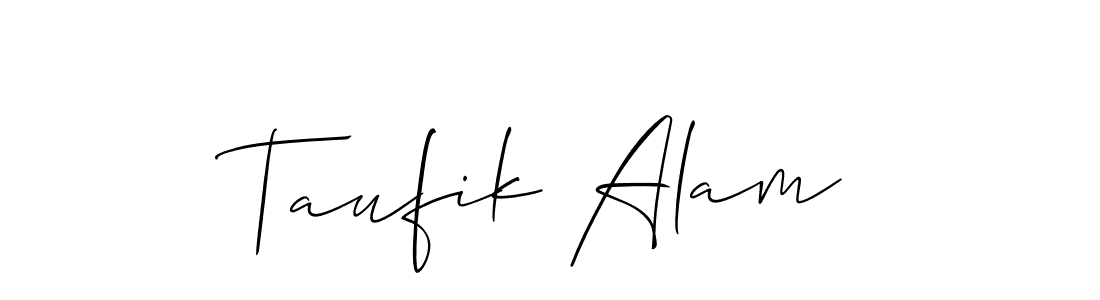 This is the best signature style for the Taufik Alam name. Also you like these signature font (Allison_Script). Mix name signature. Taufik Alam signature style 2 images and pictures png