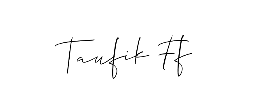 You can use this online signature creator to create a handwritten signature for the name Taufik Ff. This is the best online autograph maker. Taufik Ff signature style 2 images and pictures png