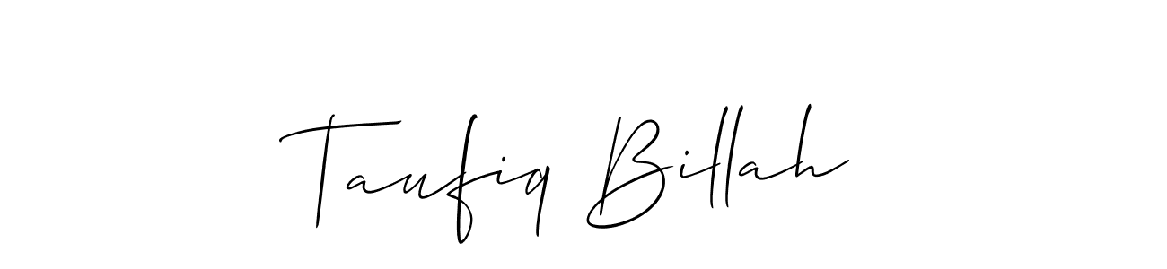 Once you've used our free online signature maker to create your best signature Allison_Script style, it's time to enjoy all of the benefits that Taufiq Billah name signing documents. Taufiq Billah signature style 2 images and pictures png