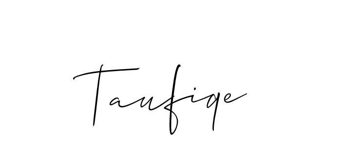 You can use this online signature creator to create a handwritten signature for the name Taufiqe. This is the best online autograph maker. Taufiqe signature style 2 images and pictures png