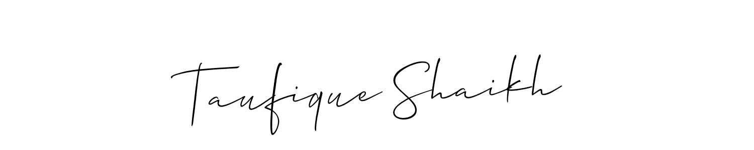 Here are the top 10 professional signature styles for the name Taufique Shaikh. These are the best autograph styles you can use for your name. Taufique Shaikh signature style 2 images and pictures png