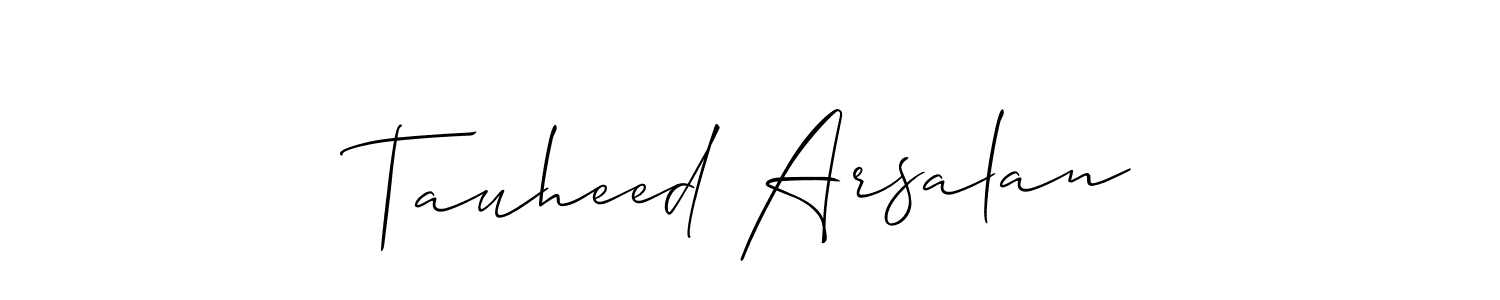 See photos of Tauheed Arsalan official signature by Spectra . Check more albums & portfolios. Read reviews & check more about Allison_Script font. Tauheed Arsalan signature style 2 images and pictures png