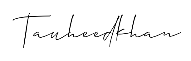 Quickly download Tauheedkhan name signature in high-resolution PNG using Allison_Script style. Ready to insert into PDFs and online applications. Tauheedkhan signature style 2 images and pictures png