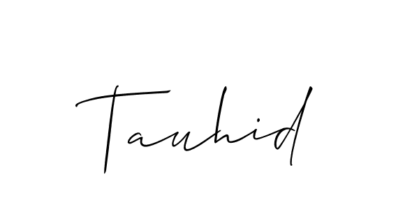 Also we have Tauhid name is the best signature style. Create professional handwritten signature collection using Allison_Script autograph style. Tauhid signature style 2 images and pictures png