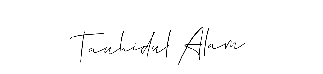 Also we have Tauhidul Alam name is the best signature style. Create professional handwritten signature collection using Allison_Script autograph style. Tauhidul Alam signature style 2 images and pictures png