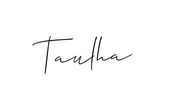 Once you've used our free online signature maker to create your best signature Allison_Script style, it's time to enjoy all of the benefits that Taulha name signing documents. Taulha signature style 2 images and pictures png