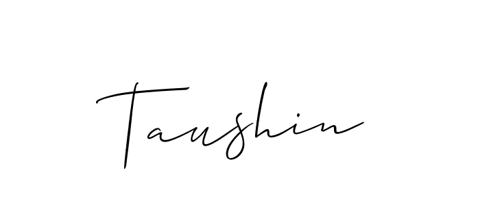 Best and Professional Signature Style for Taushin. Allison_Script Best Signature Style Collection. Taushin signature style 2 images and pictures png