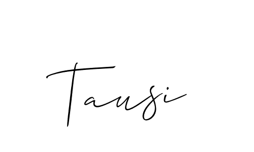 You should practise on your own different ways (Allison_Script) to write your name (Tausi) in signature. don't let someone else do it for you. Tausi signature style 2 images and pictures png