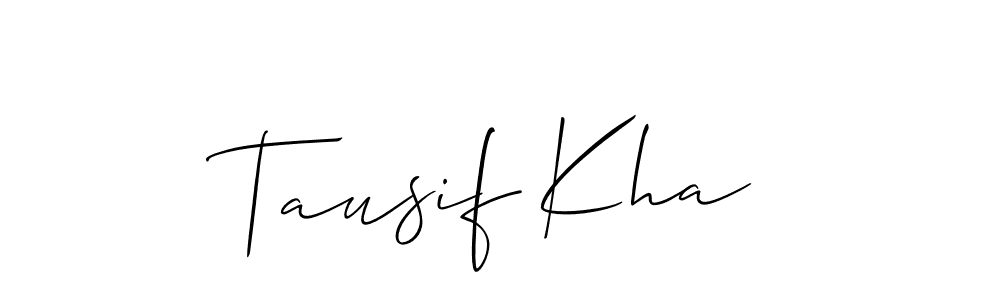 Best and Professional Signature Style for Tausif Kha. Allison_Script Best Signature Style Collection. Tausif Kha signature style 2 images and pictures png