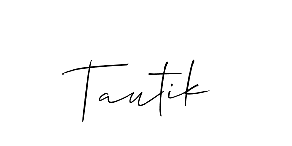 Here are the top 10 professional signature styles for the name Tautik. These are the best autograph styles you can use for your name. Tautik signature style 2 images and pictures png