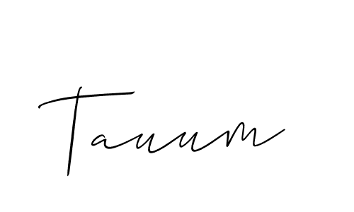 Make a short Tauum signature style. Manage your documents anywhere anytime using Allison_Script. Create and add eSignatures, submit forms, share and send files easily. Tauum signature style 2 images and pictures png