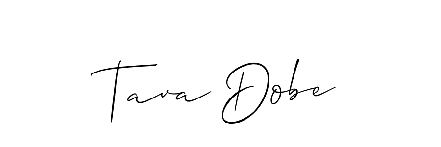 if you are searching for the best signature style for your name Tava Dobe. so please give up your signature search. here we have designed multiple signature styles  using Allison_Script. Tava Dobe signature style 2 images and pictures png