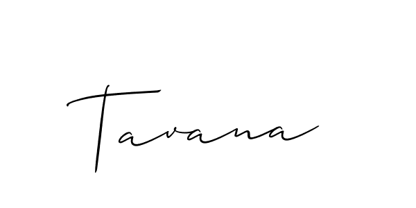 How to make Tavana name signature. Use Allison_Script style for creating short signs online. This is the latest handwritten sign. Tavana signature style 2 images and pictures png