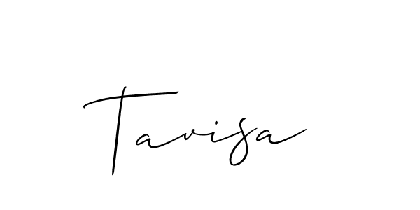 The best way (Allison_Script) to make a short signature is to pick only two or three words in your name. The name Tavisa include a total of six letters. For converting this name. Tavisa signature style 2 images and pictures png