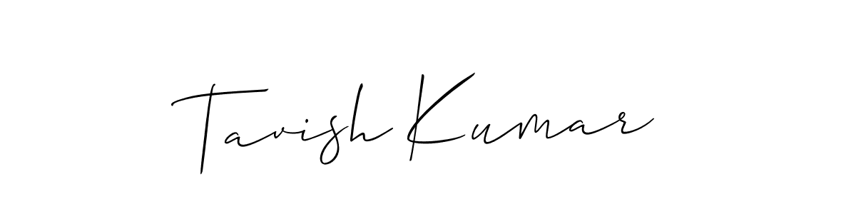 Once you've used our free online signature maker to create your best signature Allison_Script style, it's time to enjoy all of the benefits that Tavish Kumar name signing documents. Tavish Kumar signature style 2 images and pictures png