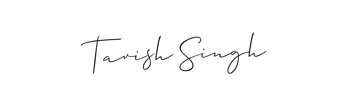 You should practise on your own different ways (Allison_Script) to write your name (Tavish Singh) in signature. don't let someone else do it for you. Tavish Singh signature style 2 images and pictures png
