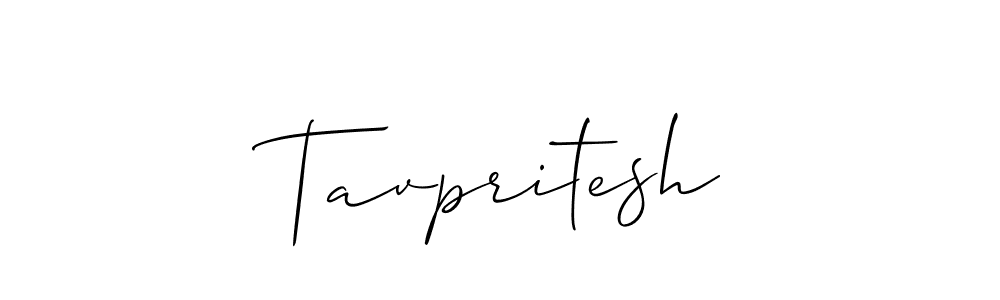 Create a beautiful signature design for name Tavpritesh. With this signature (Allison_Script) fonts, you can make a handwritten signature for free. Tavpritesh signature style 2 images and pictures png